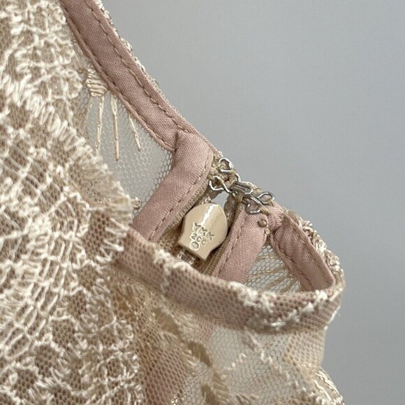 Sundance Faythe Dress Maxi Mesh Floral Long Sleeveless Petite Size PL $268 - Picture 14 of 14